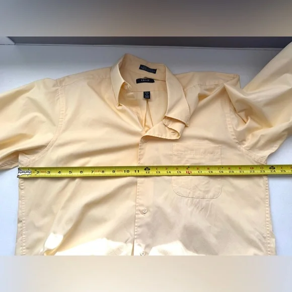 Izod‎ Men's Dress Shirt Silky Poplin Easy Care L 16 32/33 - Picture 7 of 9